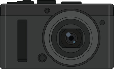 Modern Compact Digital Camera