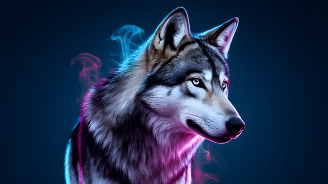Wild Wolf in Nature &ndash; High Resolution Wallpaper 59