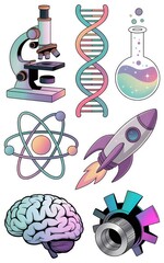 Stickers to celebrate International Women and Girls in Science Day