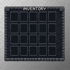 Pixel Art Inventory Slots UI Design for Video Games