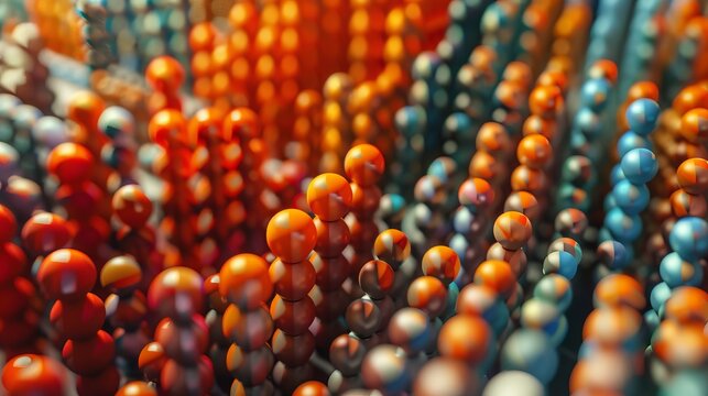 3d holographic financial data visualization for strategic management and market analysis - Powered by Adobe