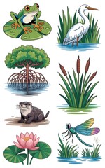 Stickers to celebrate International Wetlands Day 