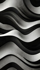 Minimalist Black & White Geometric Abstract Pattern