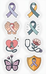 Stickers to mark International Cancer Day