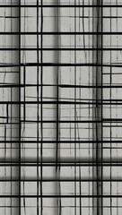 Minimalist Black & White Geometric Abstract Pattern