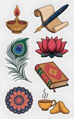 Stickers to celebrate International Hindi Language Day 