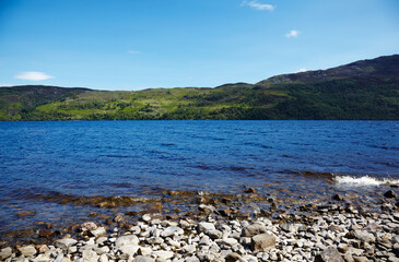 Loch Ness lake in Scotland