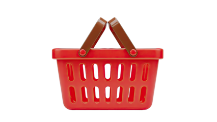 Red Shopping Basket
