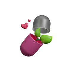 Self Care, wellness icon isolated on transparent background, Combination of healthy habits for wellbeing concept. Daily rituals, sports, sleep, nutrition and walks. Happy lifestyle. 3d rendering