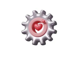 Self Care, wellness icon isolated on transparent background, Combination of healthy habits for wellbeing concept. Daily rituals, sports, sleep, nutrition and walks. Happy lifestyle. 3d rendering