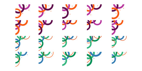 Business Geometric Corner Illustration