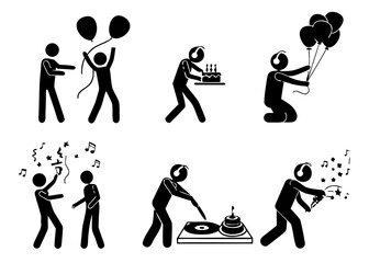 Minimalist white curved lines on black background