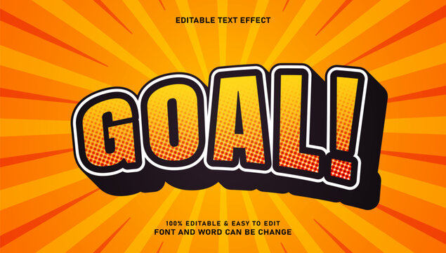 Editable Comic Book Text Effect with Halftone Pattern and Sunburst Background