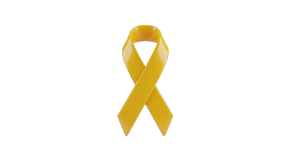 Yellow Awareness Ribbon