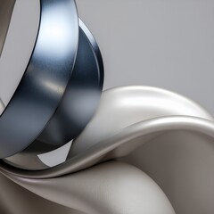 Luxury Jewelry Product Background with Soft Neutral Shadows