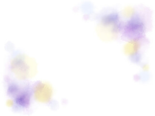 あふれる光のような透明感のある水彩の花の繊細な背景イラスト