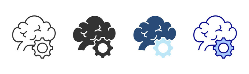 Brainstorm Icon Set. Designed In Multi Style