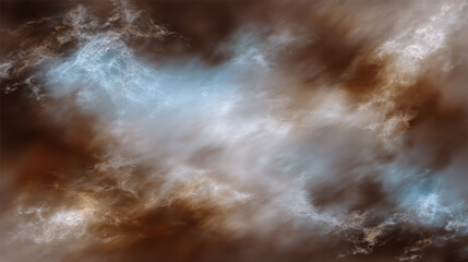 Abstract background soft haze blue cloud brown smoke dreamy texture vapor swirl misty pattern ethereal light fantasy sky blurred fog Abstract
