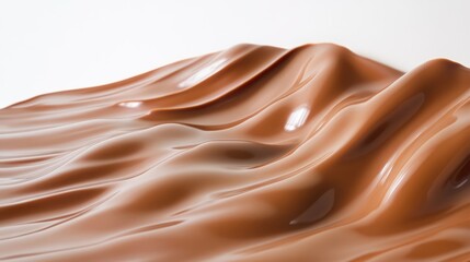 Caramel chocolate texture. Close-up of melted sweet dessert splashes for advertisement 