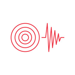 illustration of seismic waves