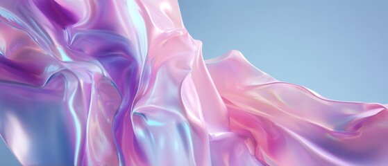 Obraz premium Gentle and Fresh Abstract Background with Clean Flowing Textures in Soft Pastel Tones for Modern Visuals
