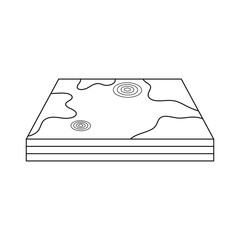 illustration of earthquake and seismic activity