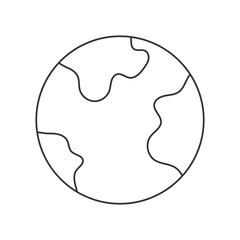 globe icon vector illustration