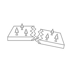 illustration of ground fault line