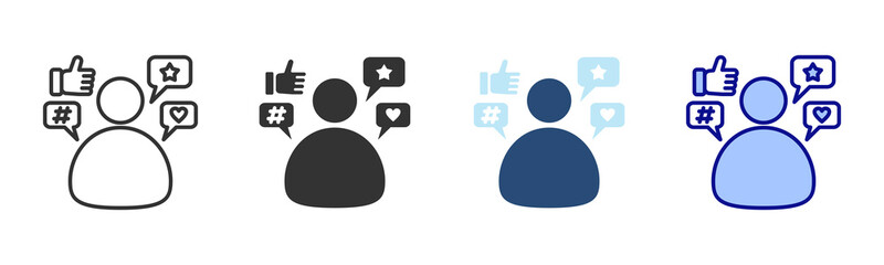 Feedback Icon Set. Designed In Multi Style