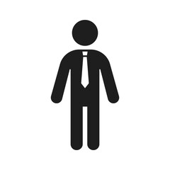 ビジネスマンのピクトグラム