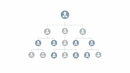 Organizational Chart Showing Hierarchy and Team Structure.