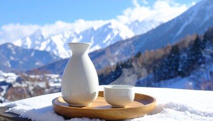 日本酒のある風景(とっくりとおちょこ)
Sake