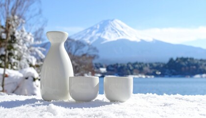 日本酒のある風景(とっくりとおちょこ)
Sake
