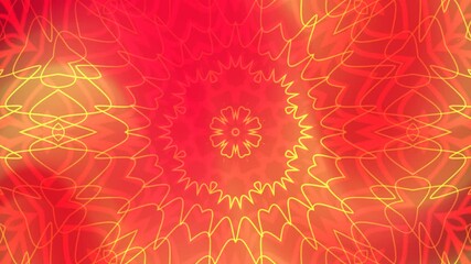 Lunar new year background gradient abstract pattern vibrant red gold mandala festive suitable for celebration, cultural events, and festive promotions. - Powered by Adobe