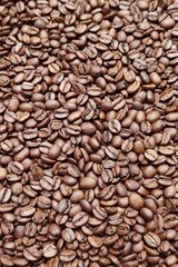 Close up of coffee beans for background