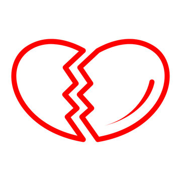 broken heart icon