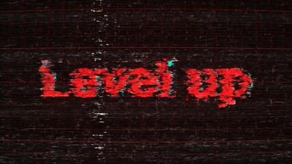 Level Up Gaming Progress Indicator - Powered by Adobe