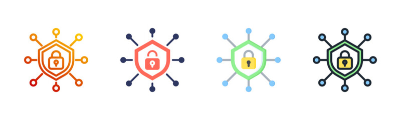 Cyber Security Multi Style Icon Set