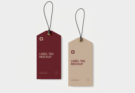 Label Tag Mockup