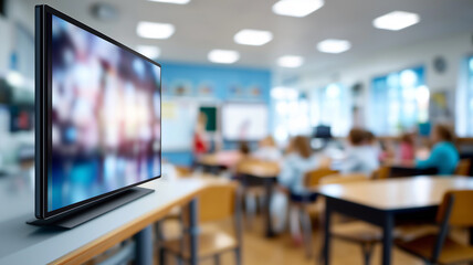 Students engage in collaborative learning while technology enriches their educational experience Generative AI