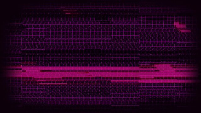 Glitch Digital Transition &ndash; Noisy Distortion Shift 4K