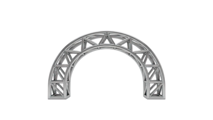 Curved Truss Arch Structure