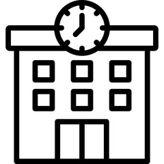 school lockers icon illustration design with outline