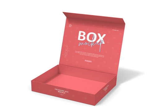 Premium Packaging Gift Box Mockup