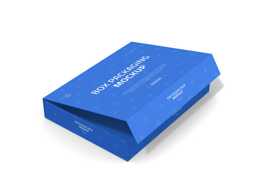 Paper Box Packaging Mockup
