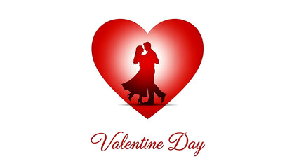 Couple dancing together on valentine day