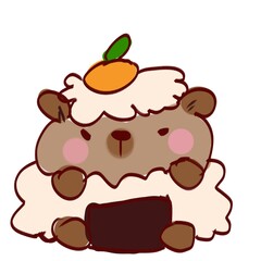 Cute Capybara Illustration For Children