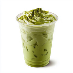 iced matcha latte