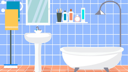 modern bathroom interior