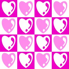 Festival of love, Valentine's Day, expression of love, pink heart pattern on a white background and white heart on a pink background, Patterns, Covers, Wallpaper, Carpet Design, Prints, Wraps.